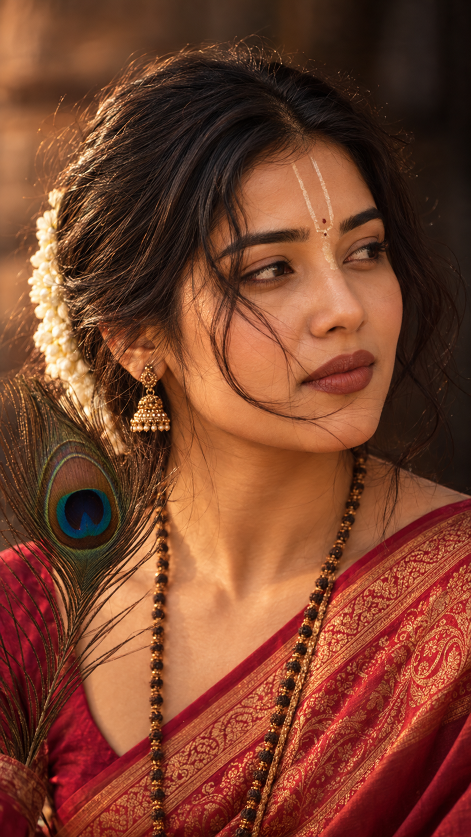 Girl krishna look