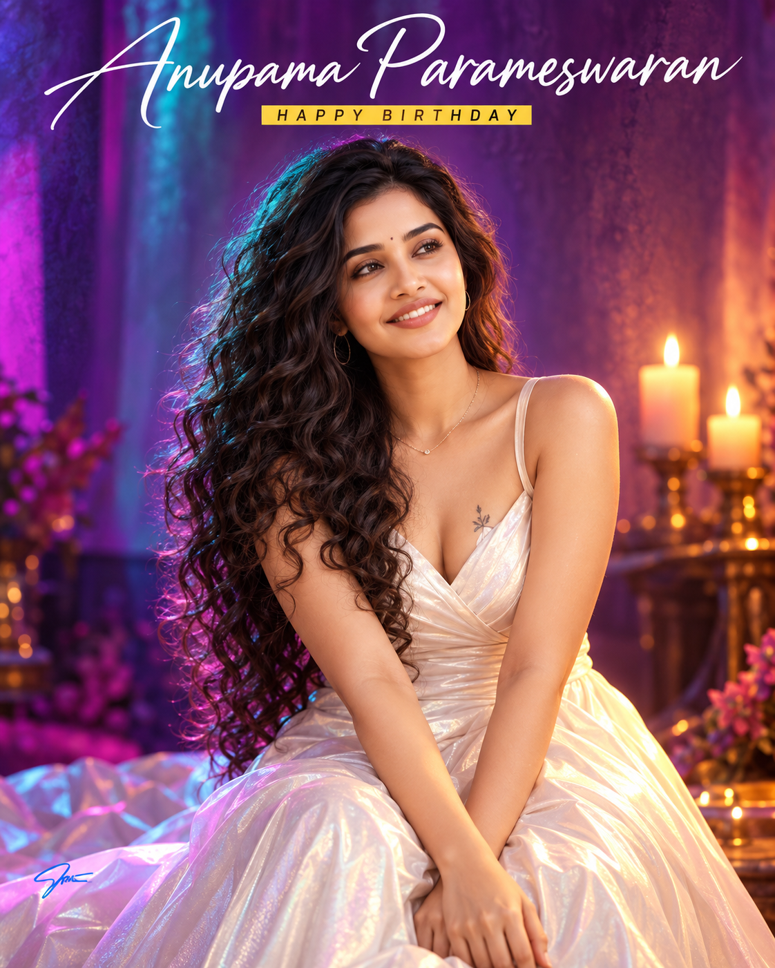 Girl birthday poster