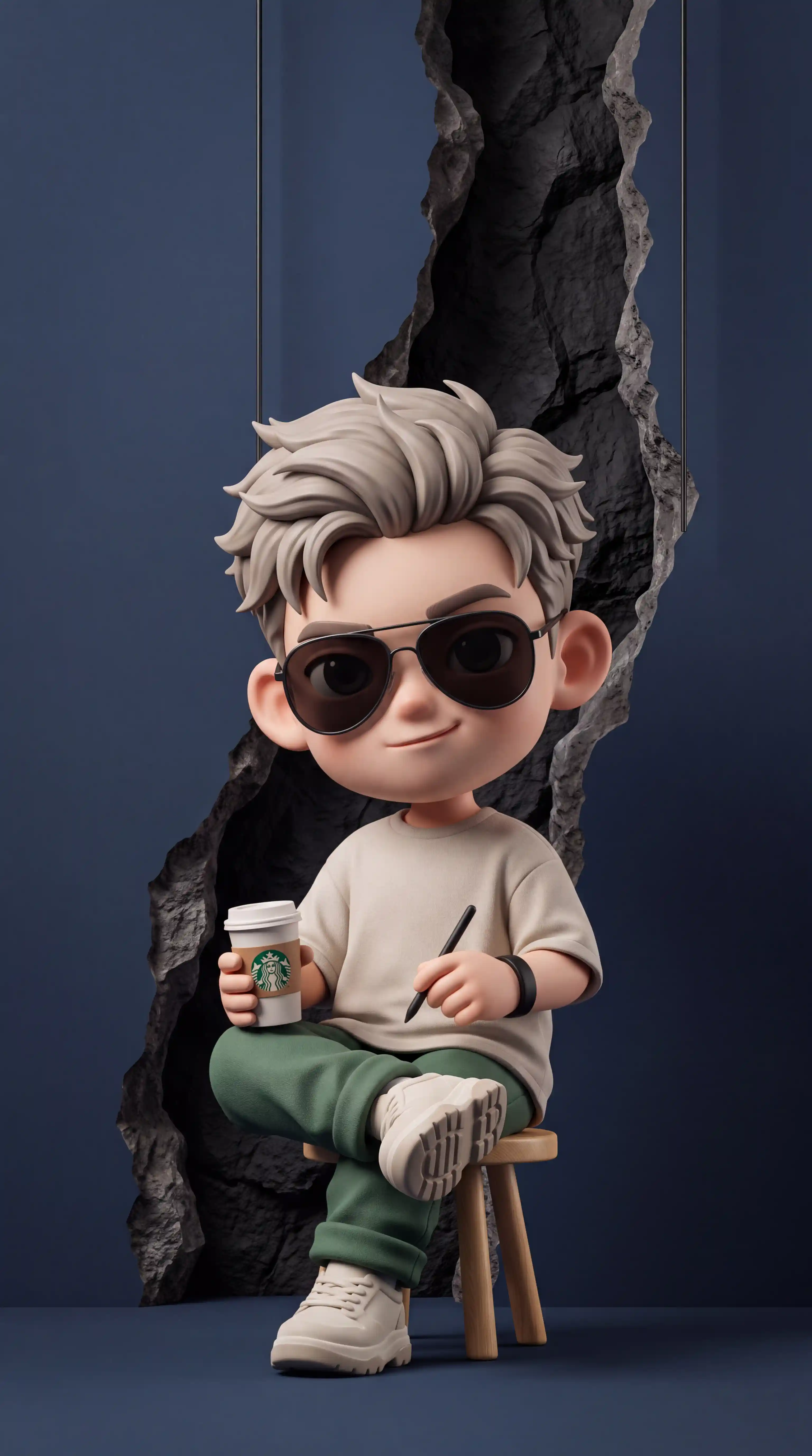 Animated boy – 4K