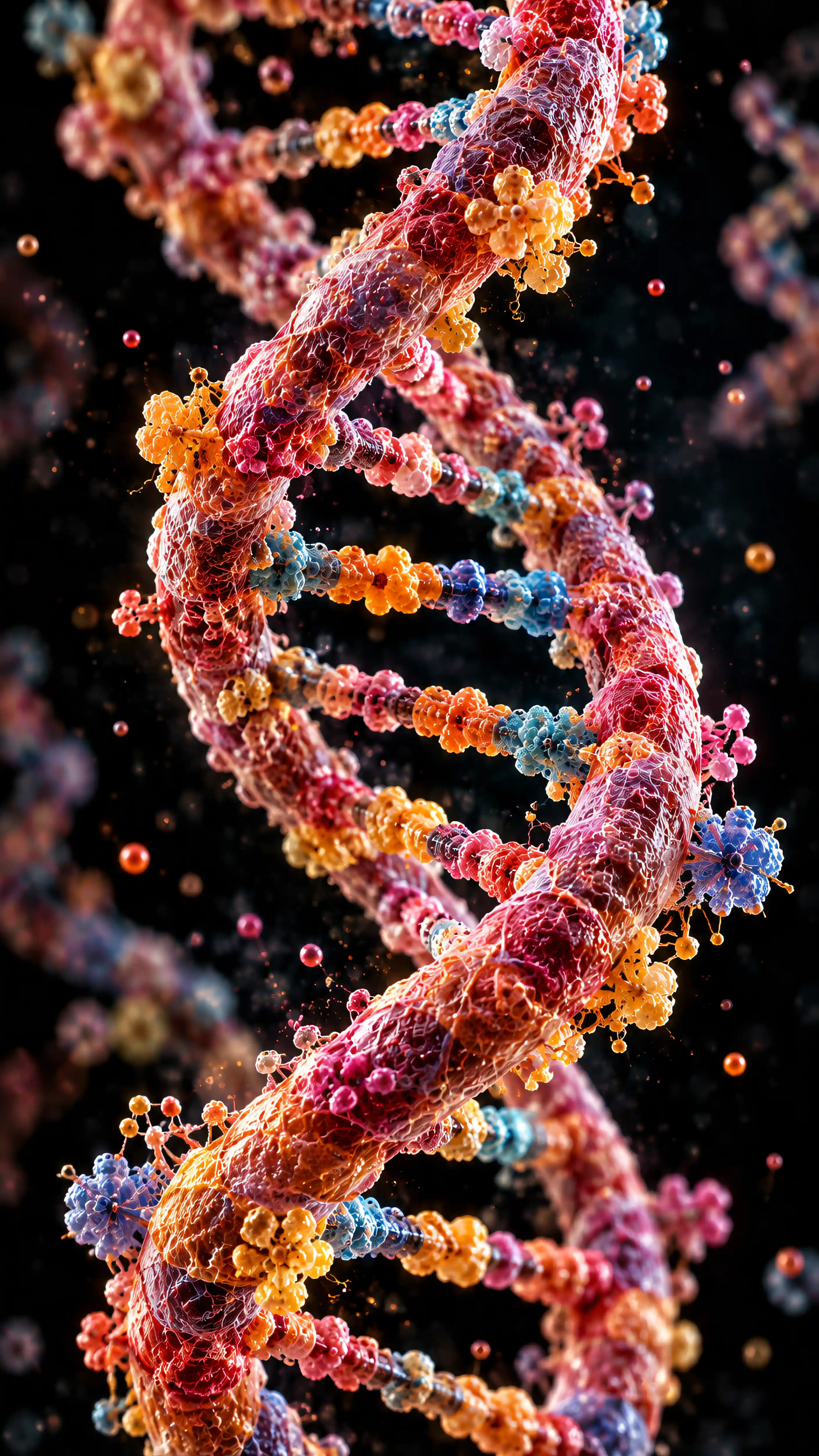 DNA Flowers – 4K